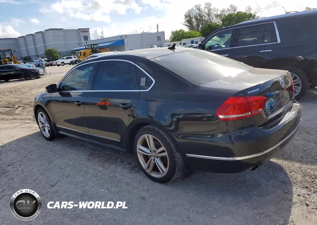2014 Volkswagen Passat Sel VIN:1VWCT7A37EC052539 - 2