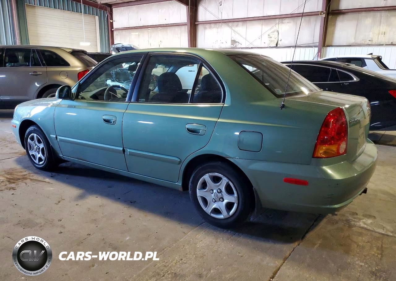 2005 Hyundai Accent Gl VIN:KMHCG45C45U583493 - 2