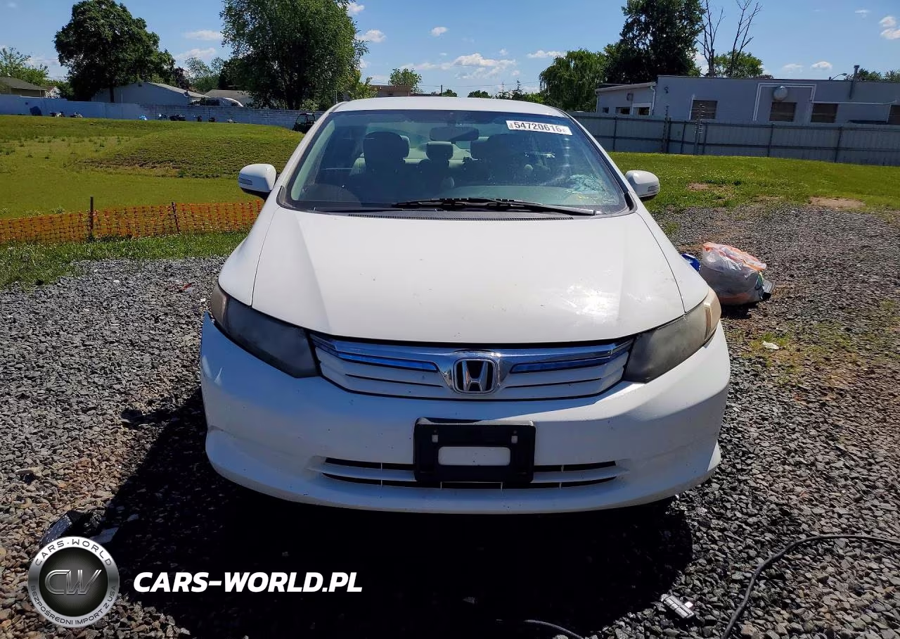2012 Honda Civic Hybrid VIN:JHMFB4F23CS010047 - 5