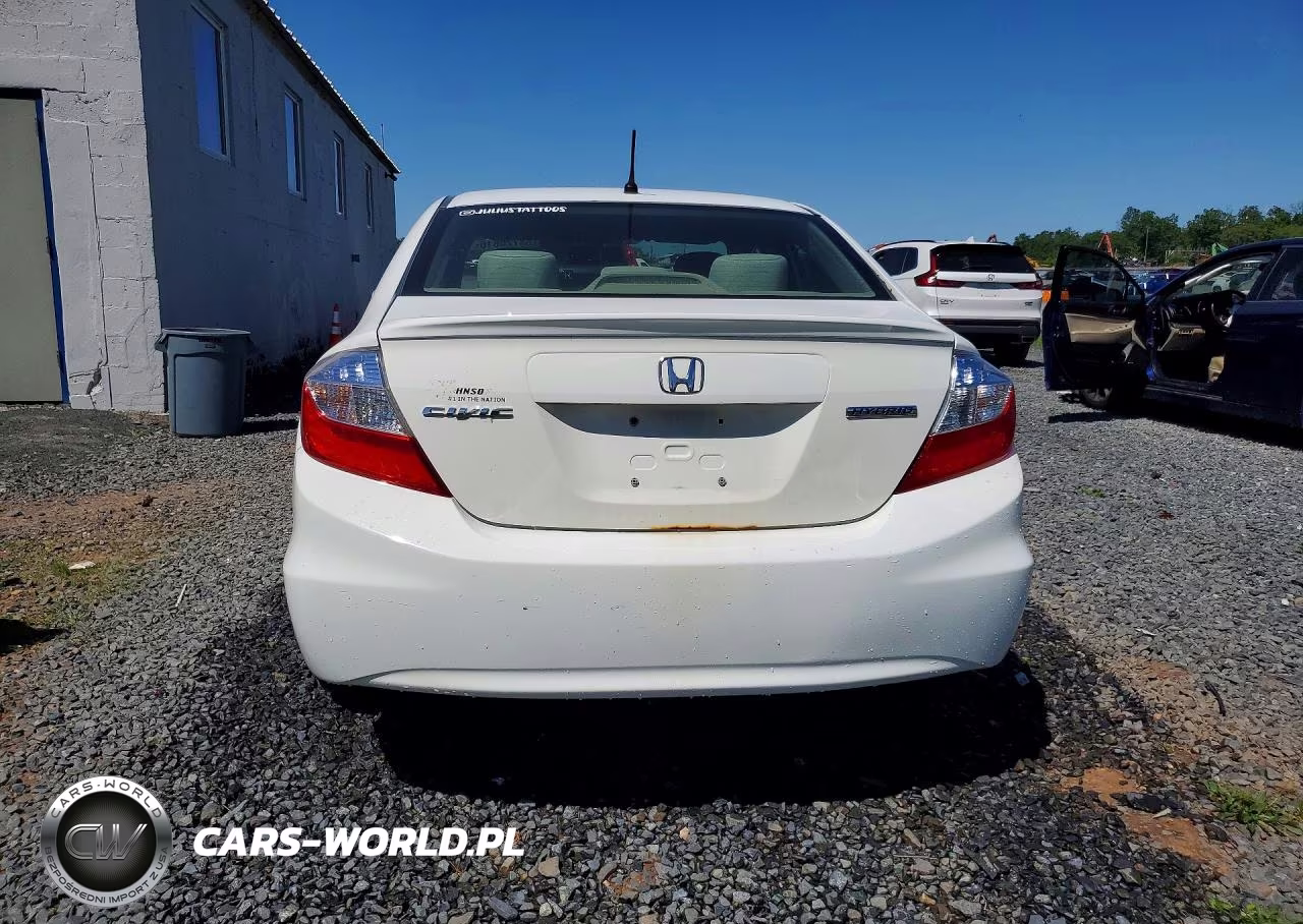2012 Honda Civic Hybrid VIN:JHMFB4F23CS010047 - 6