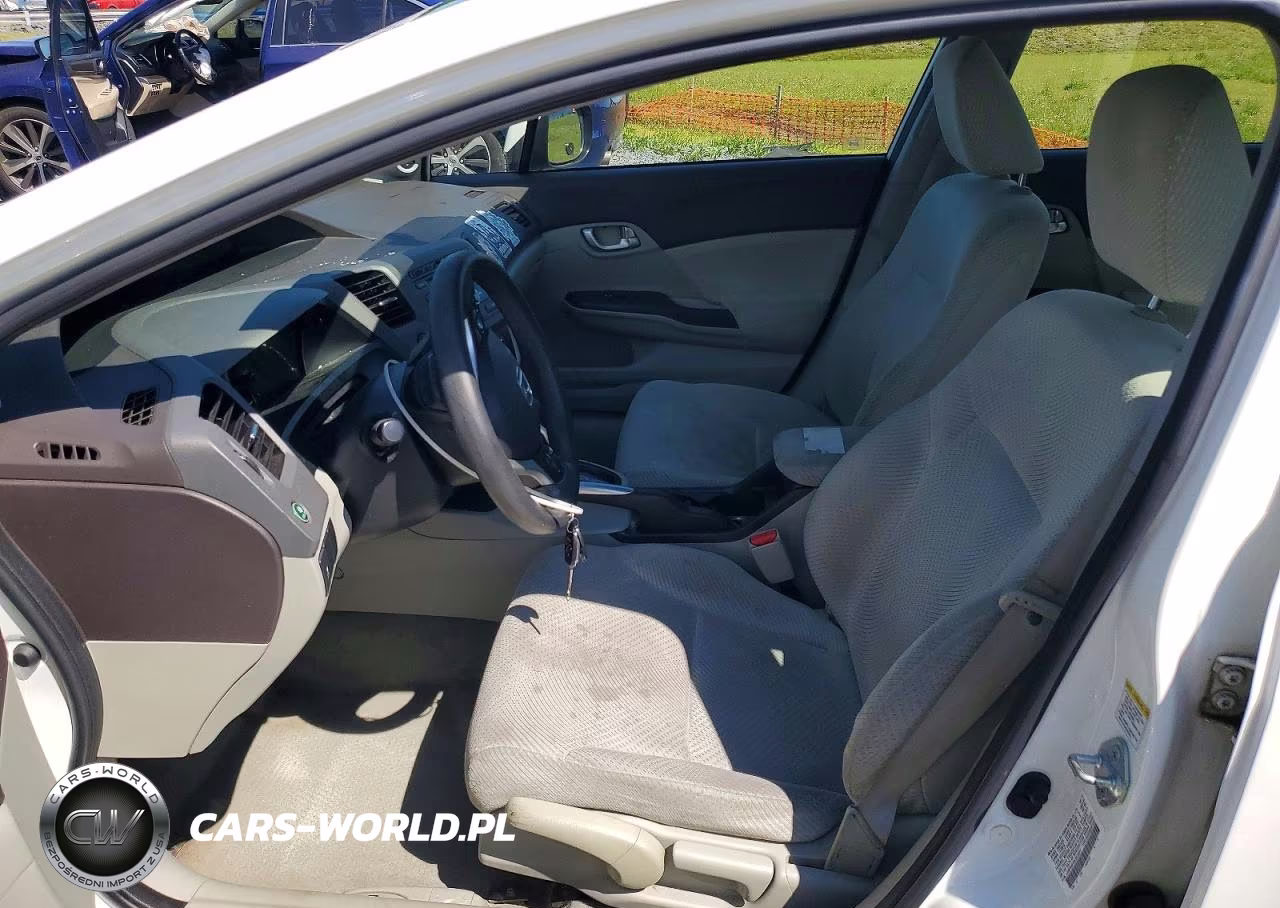 2012 Honda Civic Hybrid VIN:JHMFB4F23CS010047 - 7
