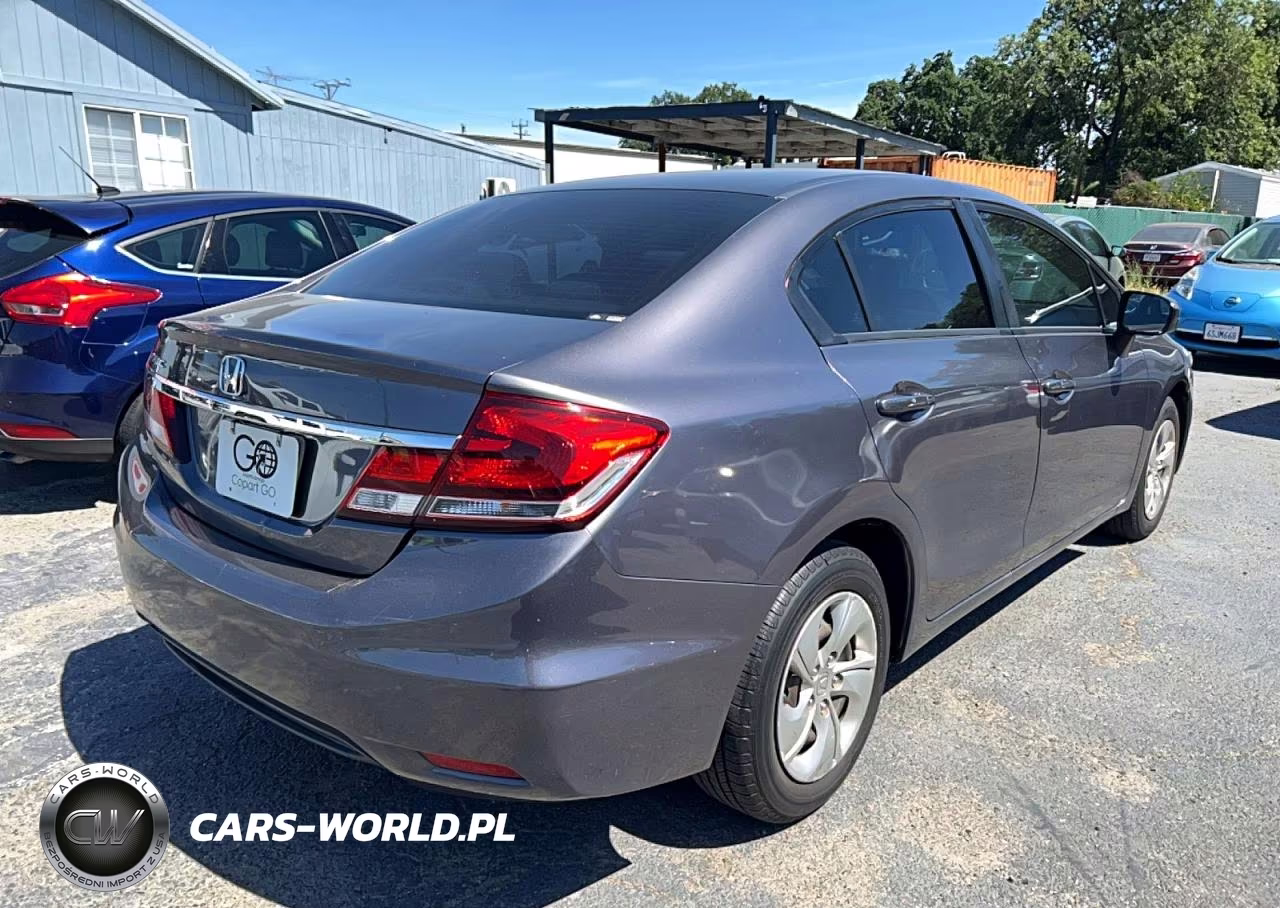 2015 Honda Civic Lx VIN:19XFB2F55FE013054 - 4