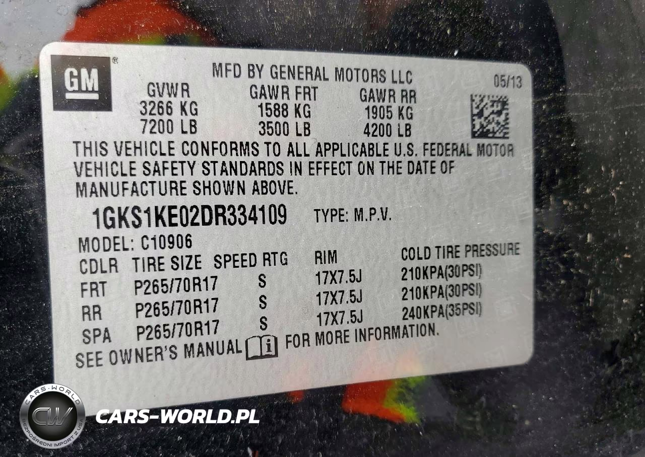 2013 GMC Yukon Xl C1500 Slt VIN:1GKS1KE02DR334109 - 13