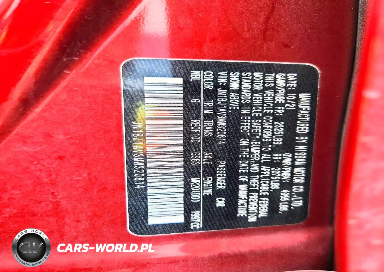 2021 Nissan Rogue S VIN:JN1BJ1AV3MW320814 - 13