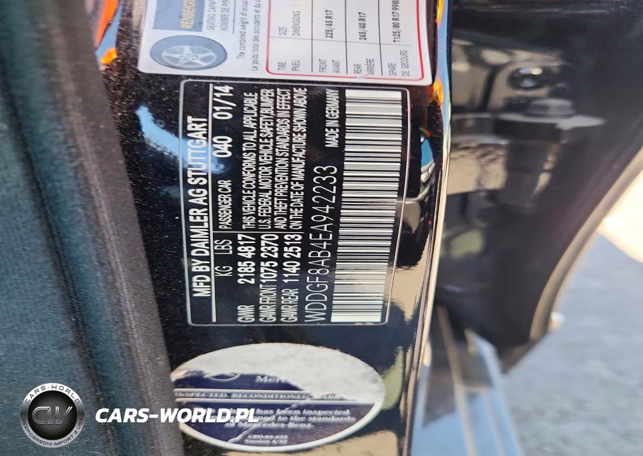 2014 Mercedes-Benz C 300 4Matic VIN:WDDGF8AB4EA942233 - 12
