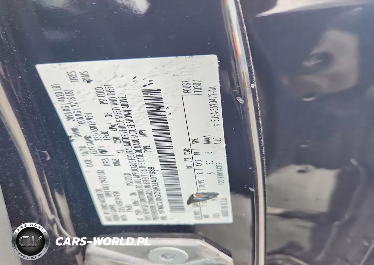 2019 Ford Escape Se VIN:1FMCU0GD9KUA07689 - 13