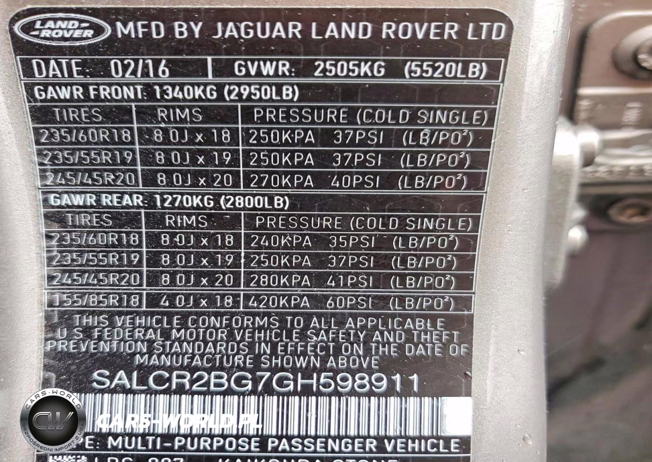 2016 Land Rover Discovery Sport Hse VIN:SALCR2BG7GH598911 - 13