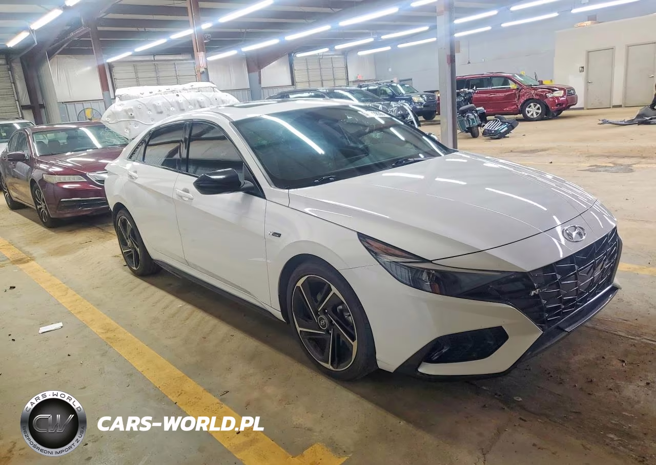2023 Hyundai Elantra N Line VIN:KMHLR4AF6PU543901 - 4
