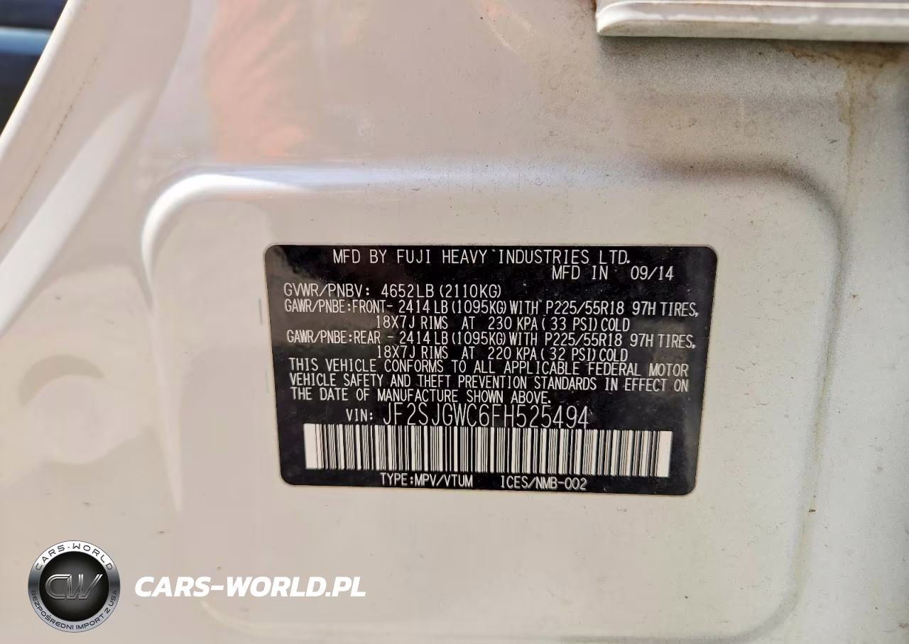 2015 Subaru Forester 2.0Xt Touring VIN:JF2SJGWC6FH525494 - 13