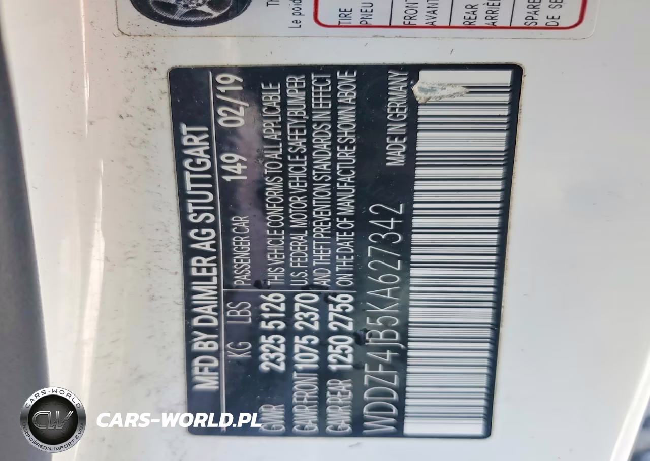 2019 Mercedes-Benz E 300 VIN:WDDZF4JB5KA627342 - 12