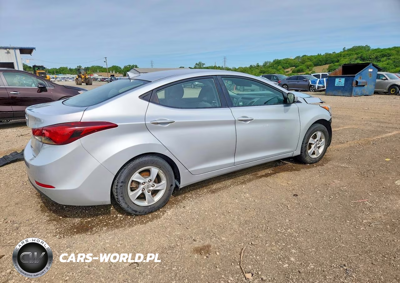 2014 Hyundai Elantra Se VIN:5NPDH4AE0EH515344 - 3