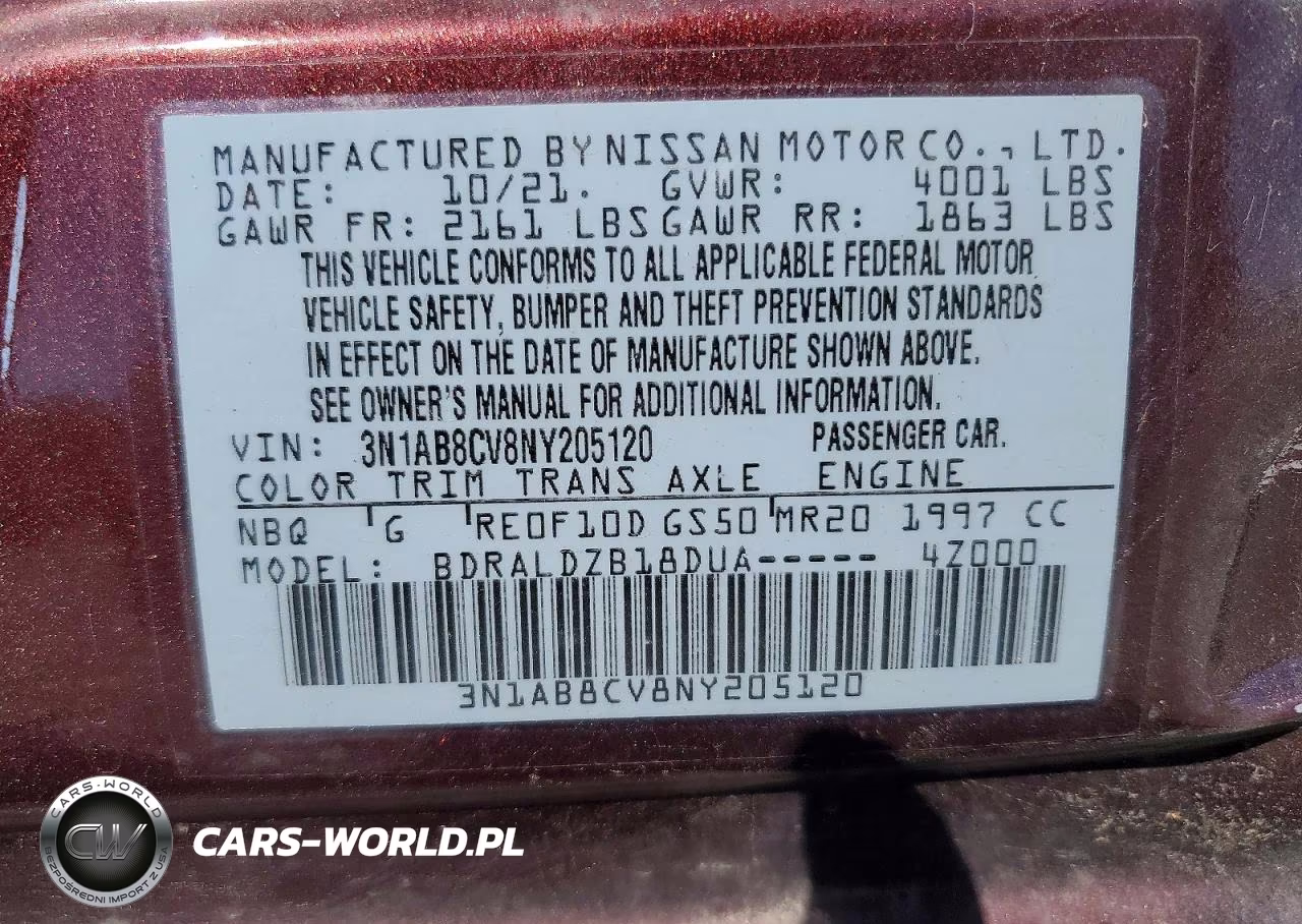 2022 Nissan Sentra Sv VIN:3N1AB8CV8NY205120 - 12