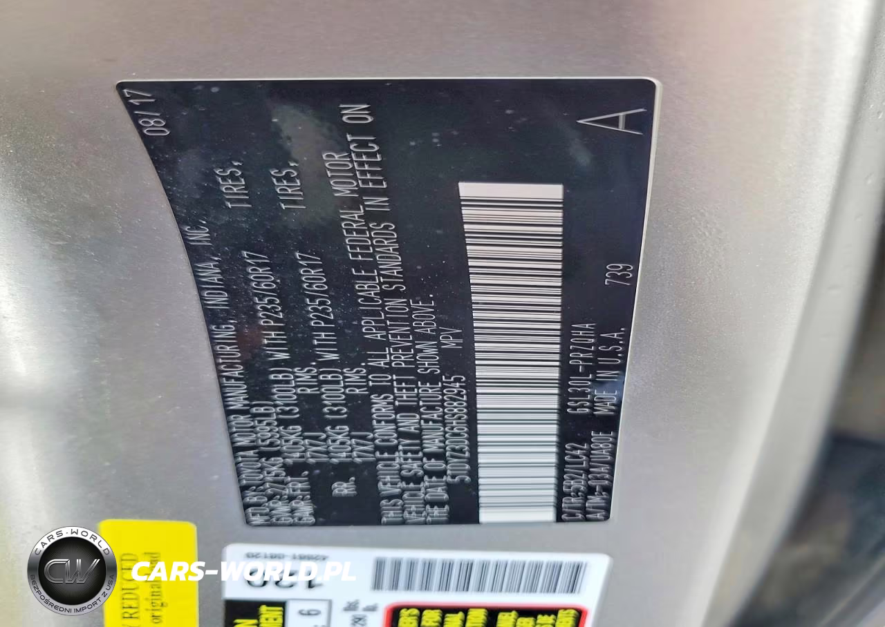 2017 Toyota Sienna Xle 8-Passenger VIN:5TDYZ3DC6HS882945 - 14