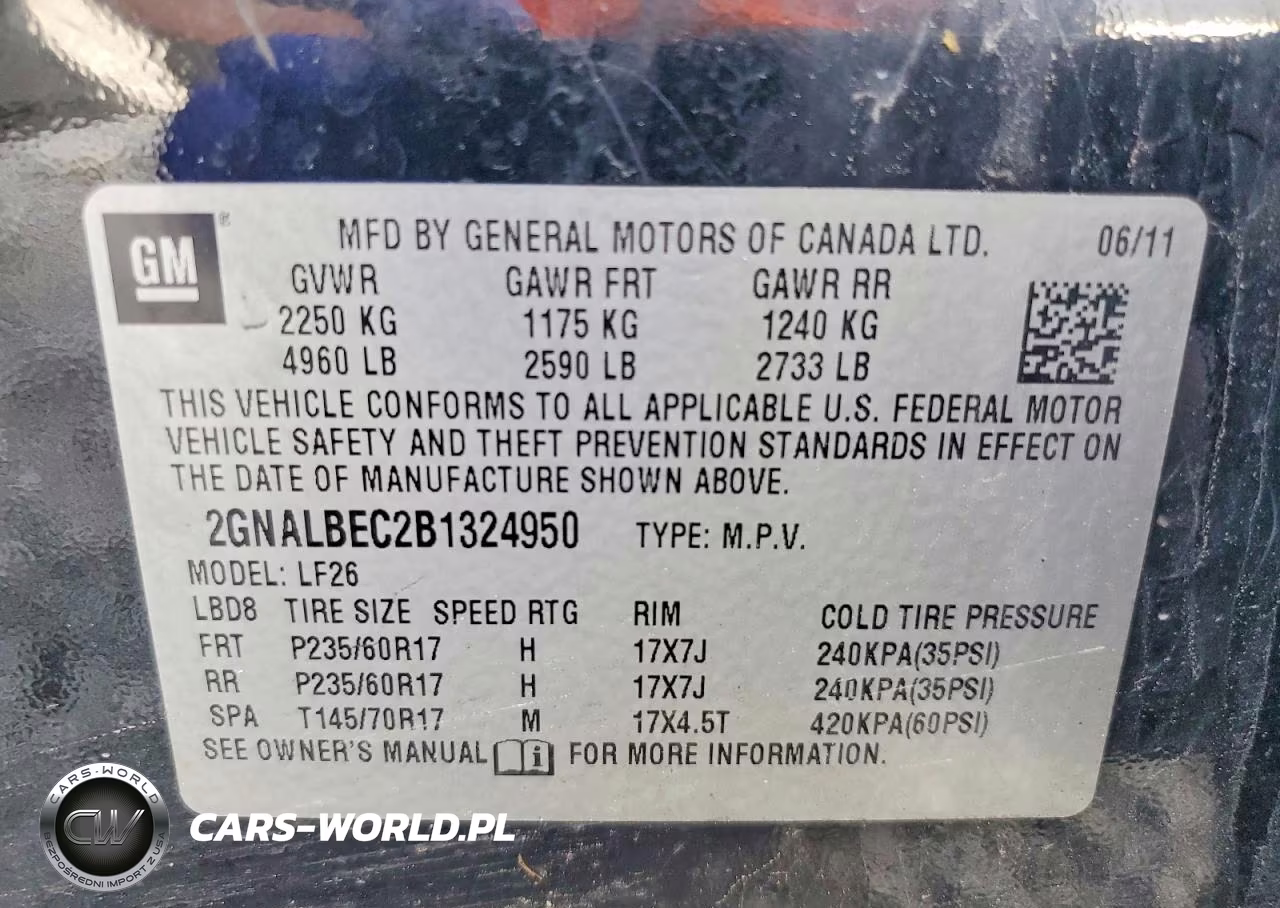 2011 Chevrolet Equinox Ls VIN:2GNALBEC2B1324950 - 13