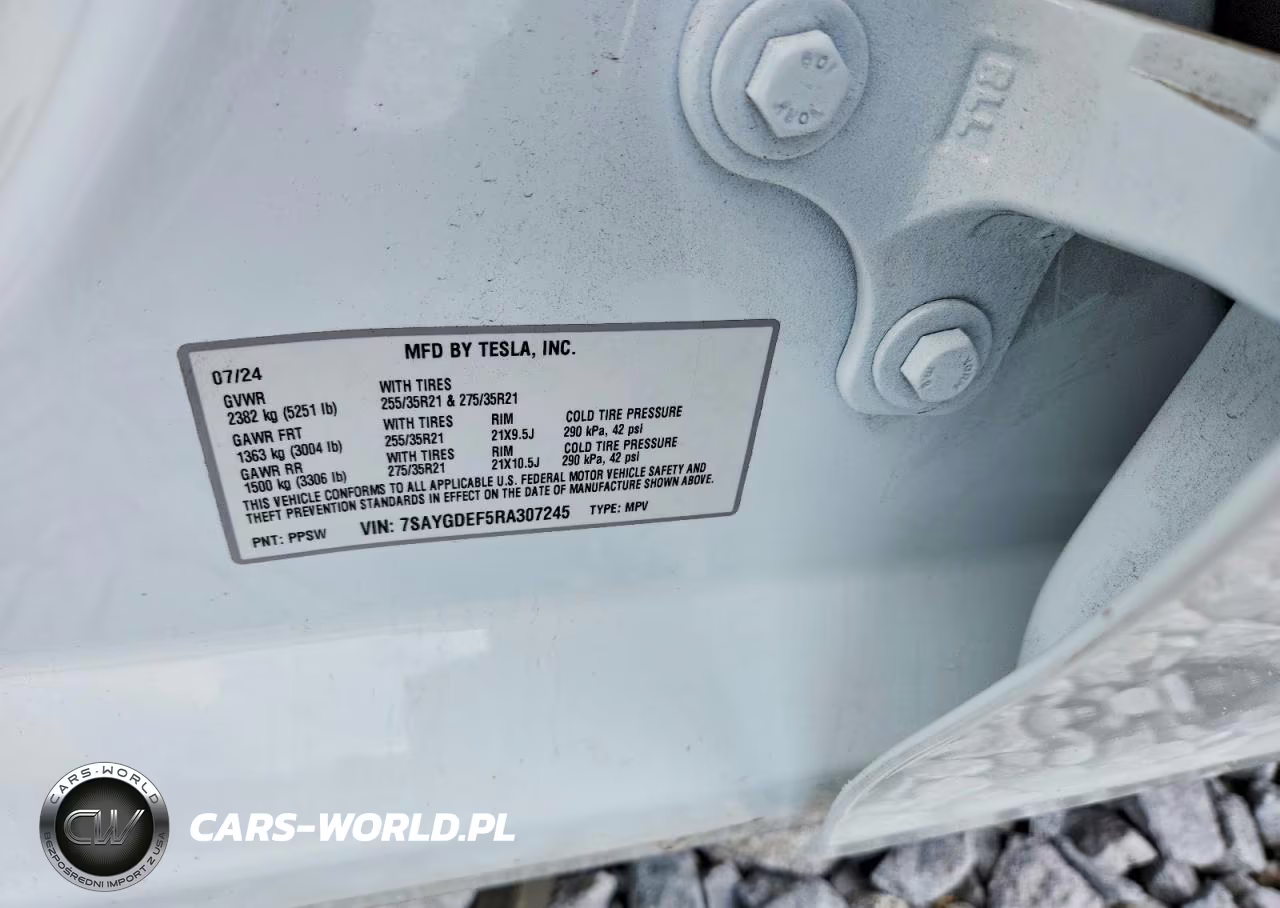 2024 Tesla Model Y VIN:7SAYGDEF5RA307245 - 13