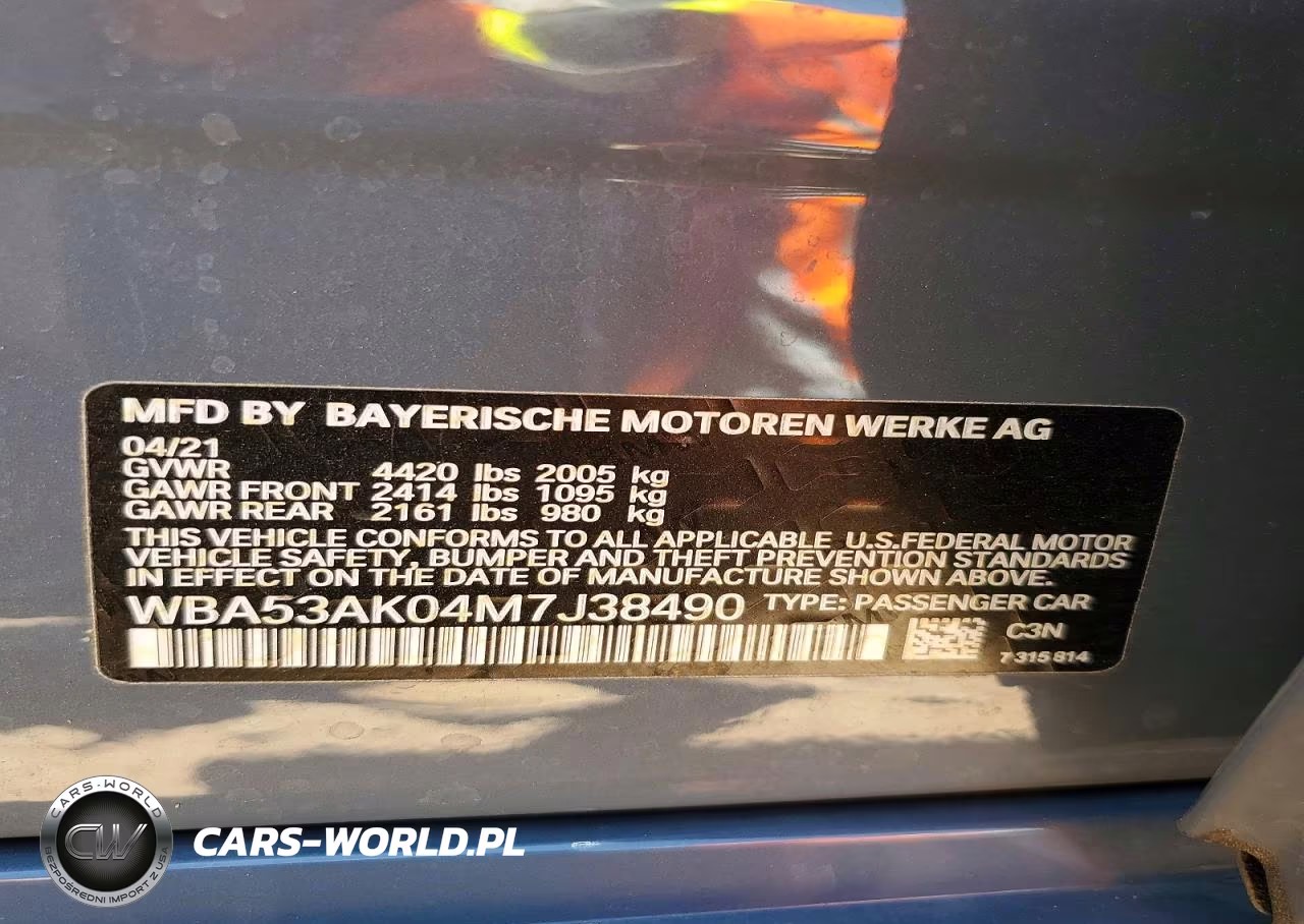 2021 BMW 228I VIN:WBA53AK04M7J38490 - 13