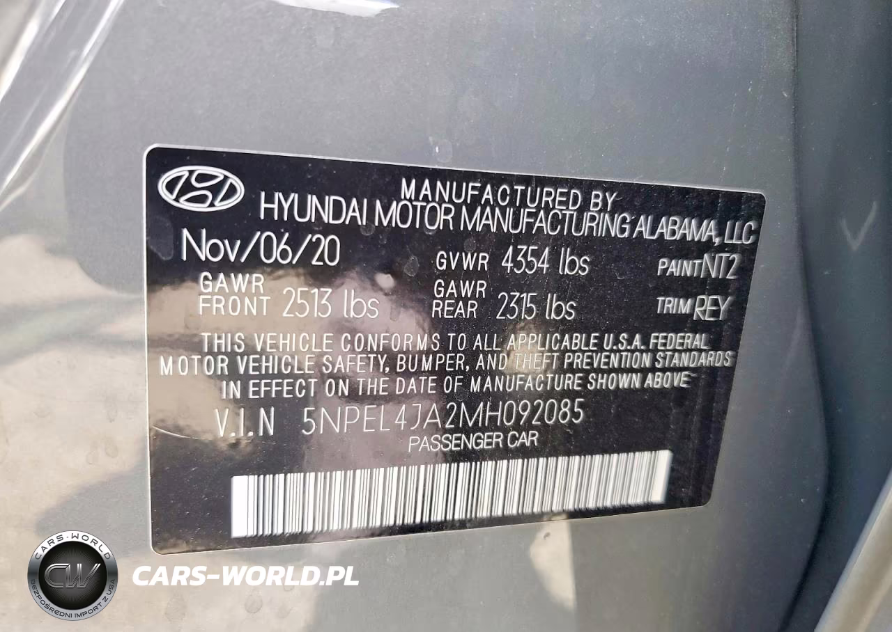2021 Hyundai Sonata Sel VIN:5NPEL4JA2MH092085 - 13