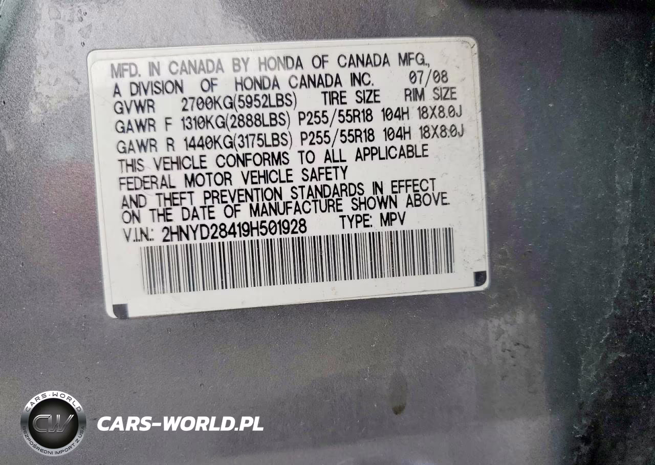 2009 Acura Mdx Technology VIN:2HNYD28419H501928 - 13