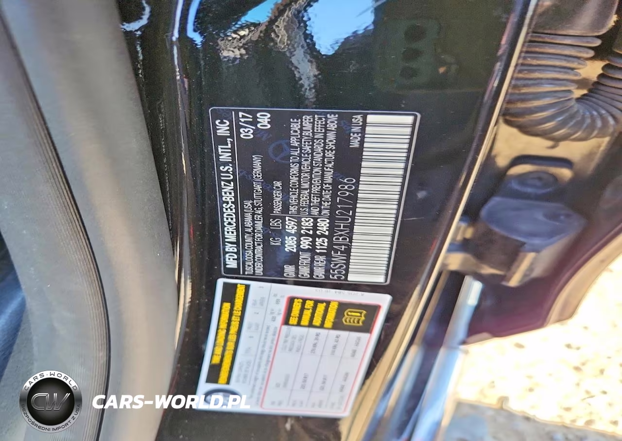 2017 Mercedes-Benz C 300 VIN:55SWF4JBXHU217986 - 12