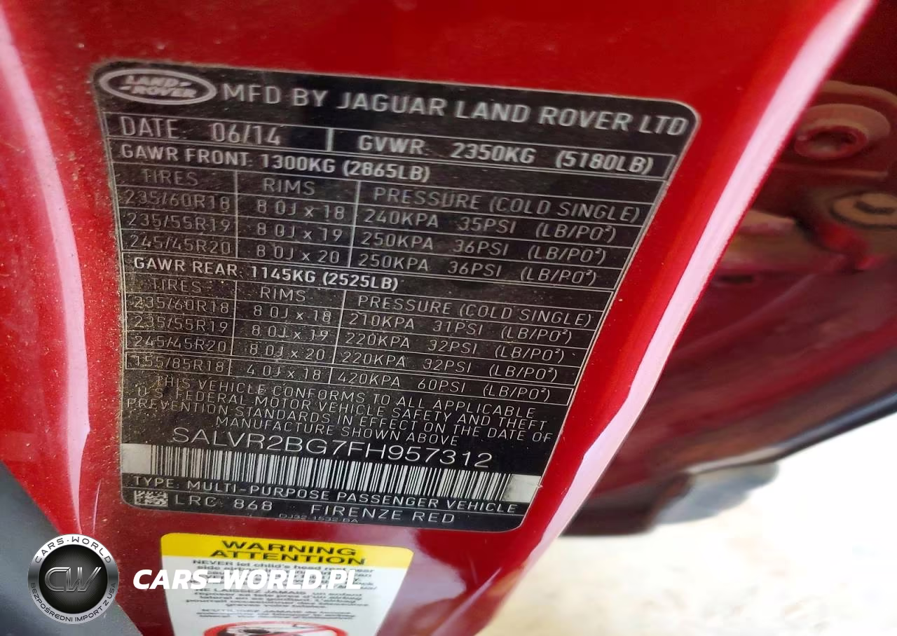 2015 Land Rover Range Rover Evoque Pure Premium VIN:SALVR2BG7FH957312 - 13