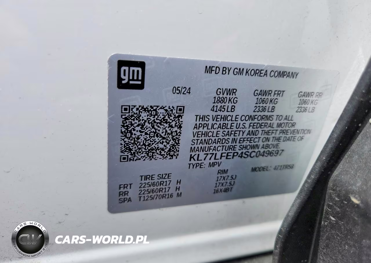 2025 Chevrolet Trax Ls VIN:KL77LFEP4SC049697 - 12