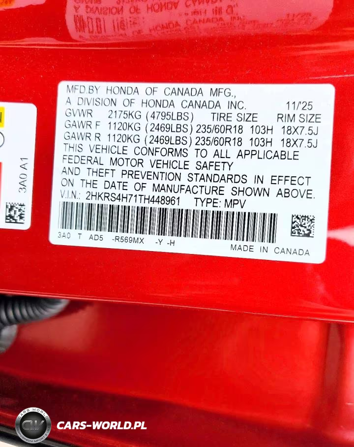 2026 Honda Cr-V Exl VIN:2HKRS4H71TH448961 - 13