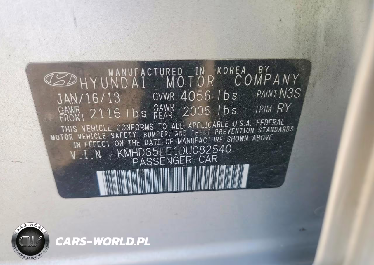 2013 Hyundai Elantra Gt Base VIN:KMHD35LE1DU082540 - 13