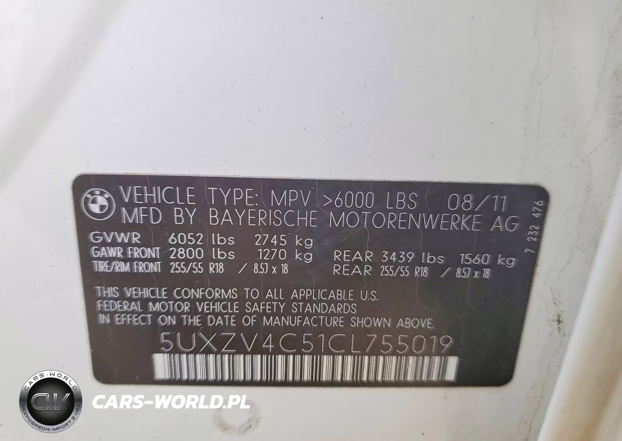 2012 BMW X5 xDrive35I VIN:5UXZV4C51CL755019 - 13