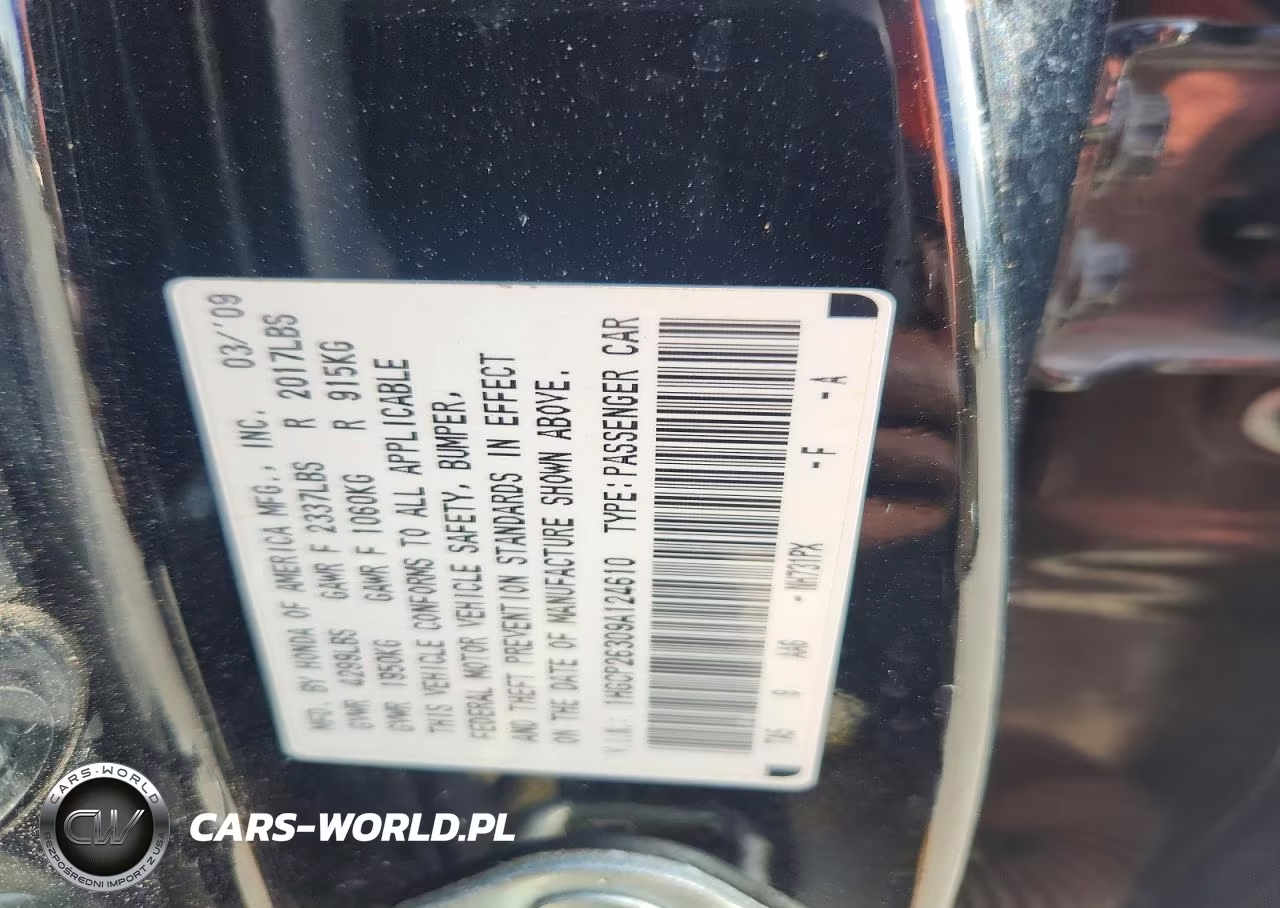 2009 Honda Accord Lx VIN:1HGCP26309A124610 - 13
