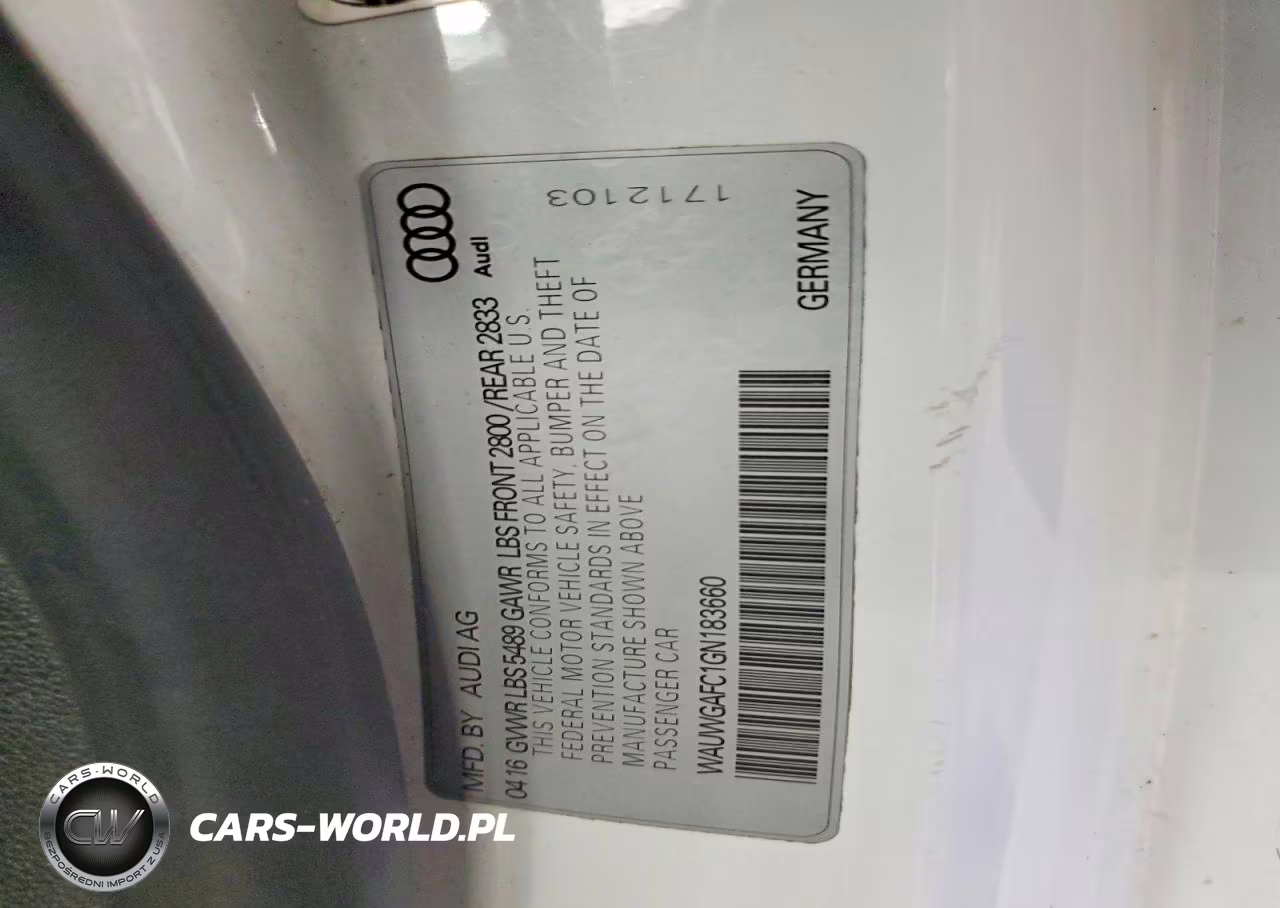 2016 Audi A7 Premium Plus VIN:WAUWGAFC1GN183660 - 12
