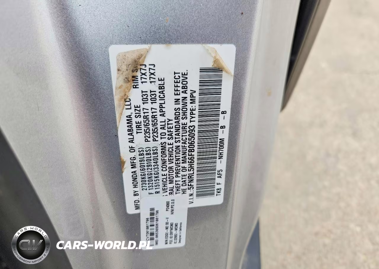 2015 Honda Odyssey Exl VIN:5FNRL5H66FB065093 - 12