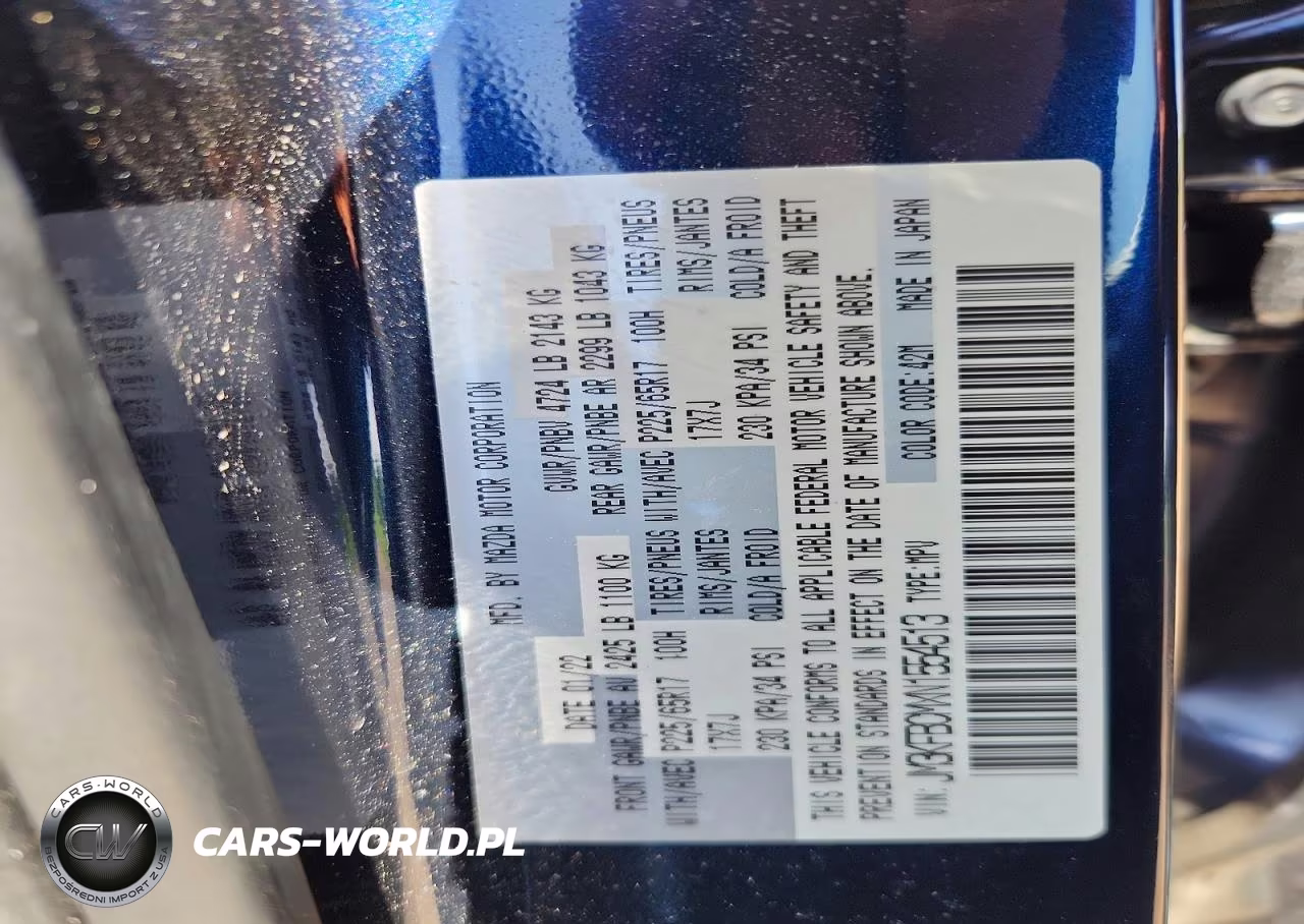 2022 Mazda Cx-5 Preferred VIN:JM3KFBCMXN1554513 - 13