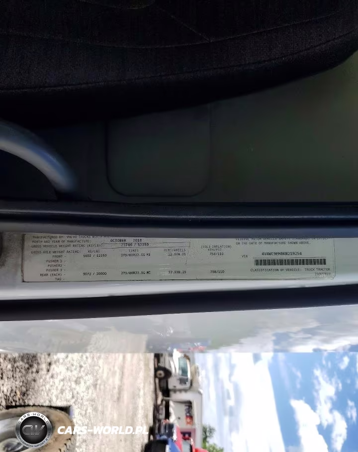 2019 Volvo Vnr Semi Truck VIN:4V4WC9EH8KN219254 - 10