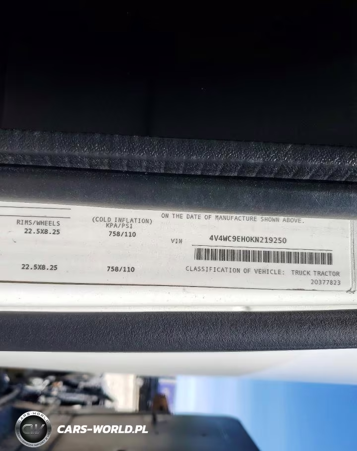 2019 Volvo Vnr Semi Truck VIN:4V4WC9EH0KN219250 - 10