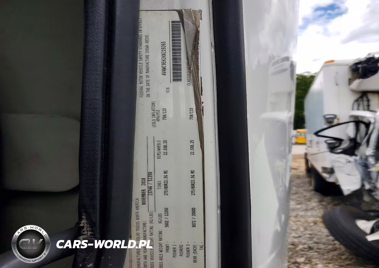 2019 Volvo Vnr Semi Truck VIN:4V4WC9EH2KN219265 - 10