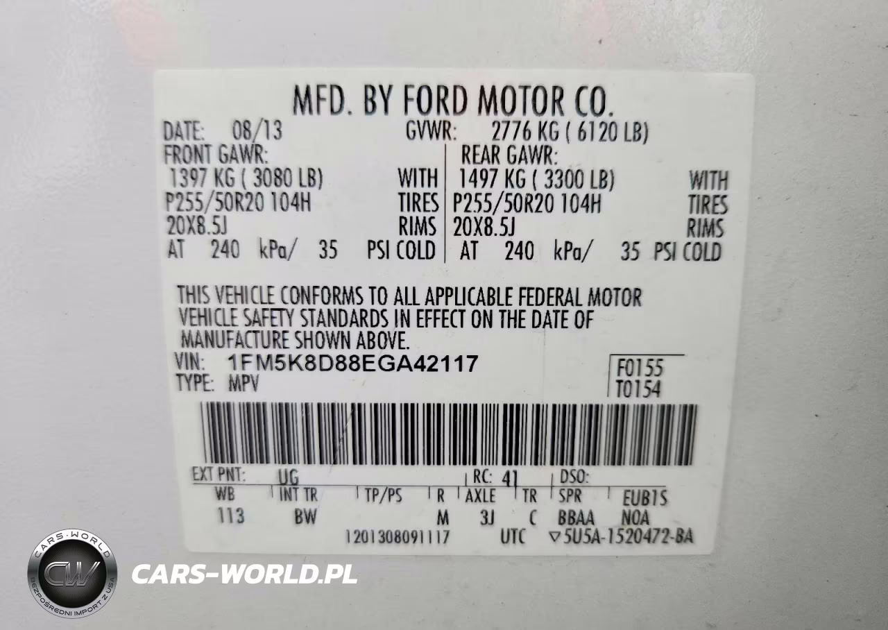 2014 Ford Explorer Xlt VIN:1FM5K8D88EGA42117 - 12