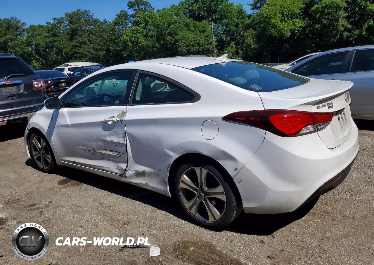 2014 Hyundai Elantra Coupe Base VIN:KMHDH6AH5EU025599 - 2