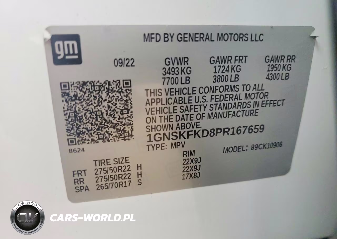 2023 Chevrolet Suburban K1500 Premier VIN:1GNSKFKD8PR167659 - 13