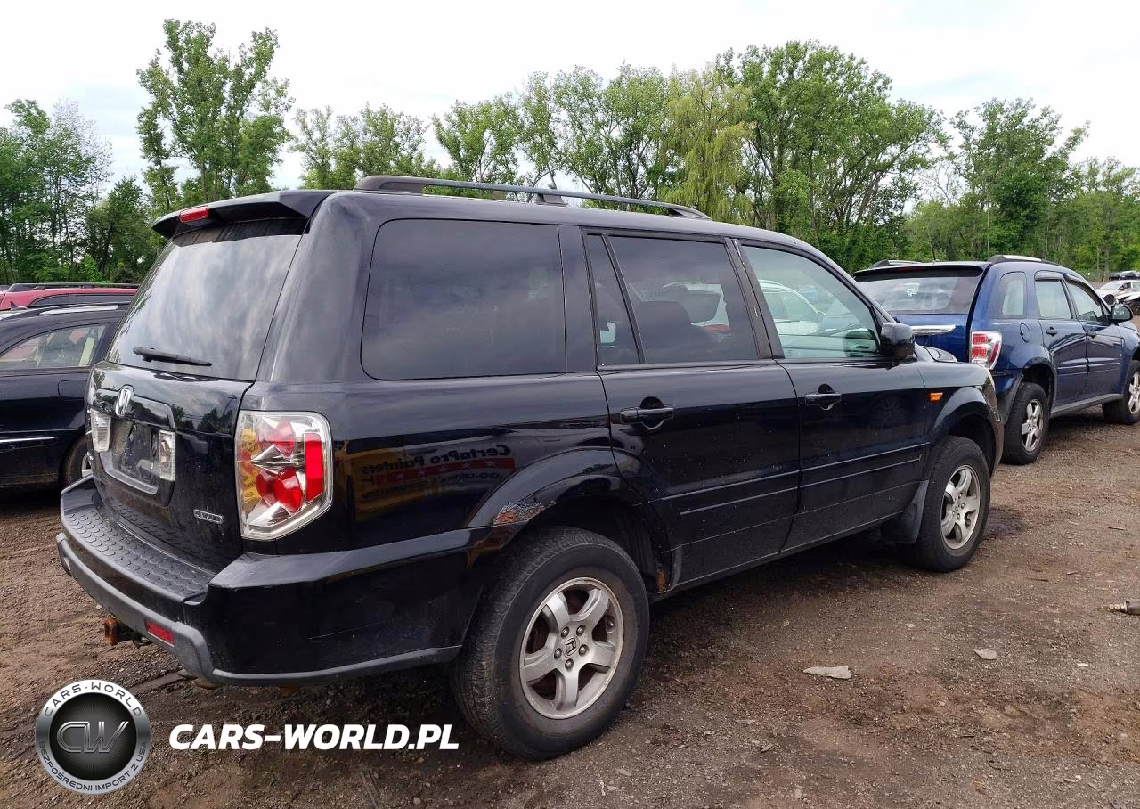 2007 Honda Pilot Ex VIN:2HKYF18447H502294 - 3