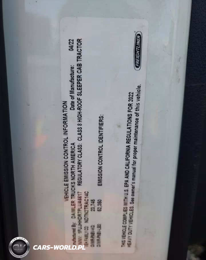 2023 Freightliner Cascadia 126 Semi Truck VIN:1FUJHHDR7PLUA6617 - 10