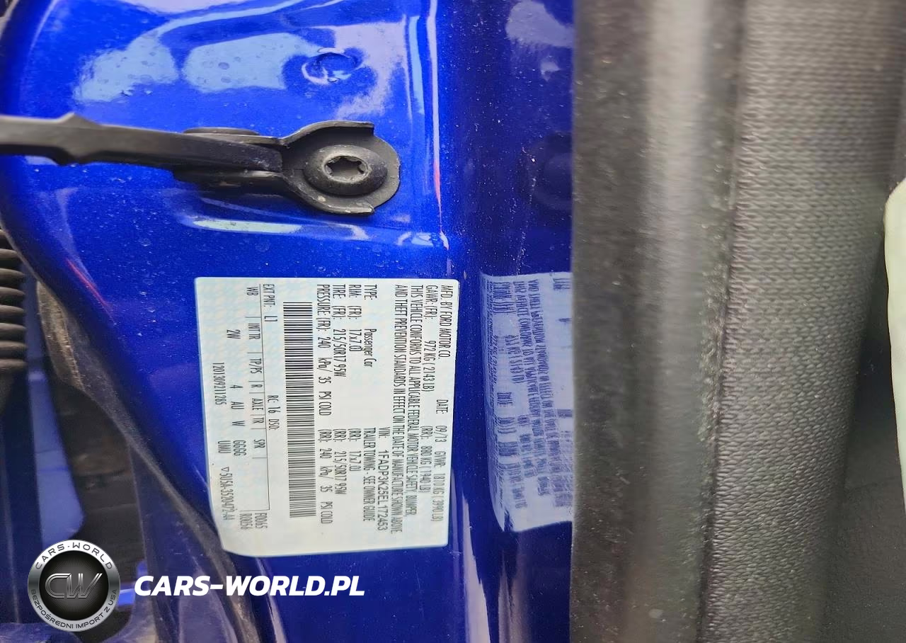 2014 Ford Focus Se VIN:1FADP3K25EL172453 - 12