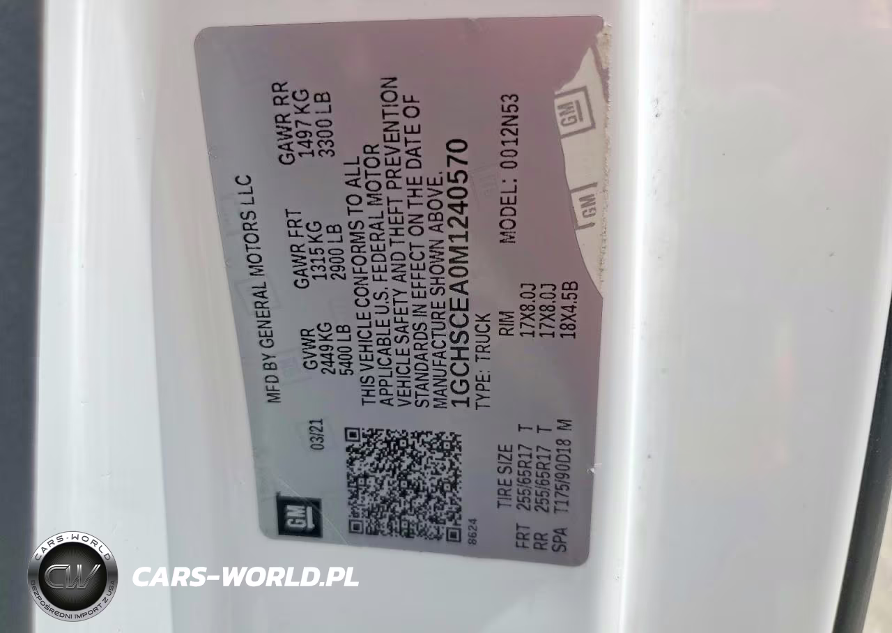 2021 Chevrolet Colorado Lt VIN:1GCHSCEA0M1240570 - 12