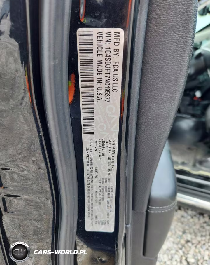 2022 Dodge Durango Pursuit VIN:1C4SDJFT7NC195377 - 14