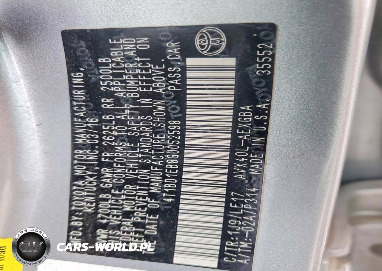 2016 Toyota Avalon Hybrid Xle Premium VIN:4T1BD1EB8GU052598 - 12