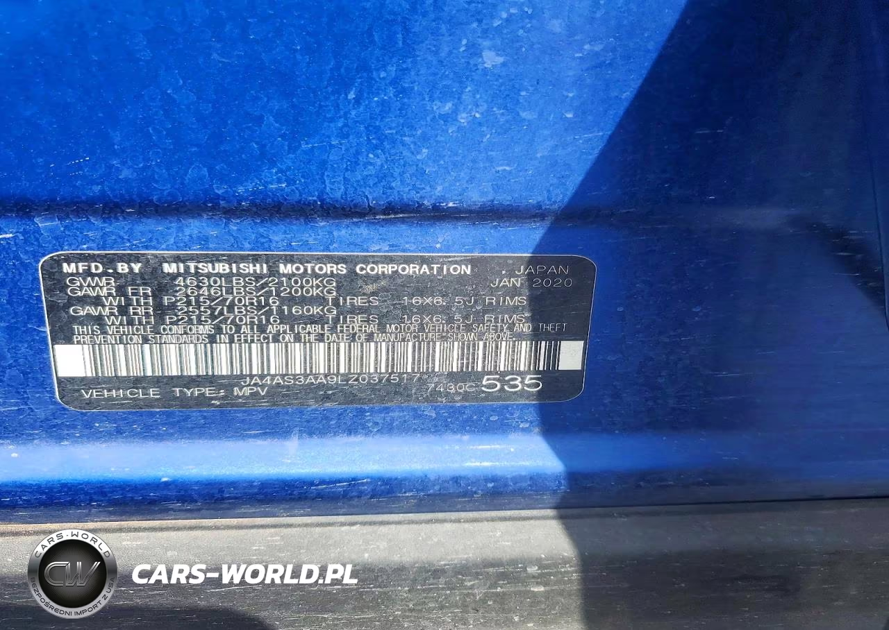 2020 Mitsubishi Eclipse Cross Es VIN:JA4AS3AA9LZ037517 - 13