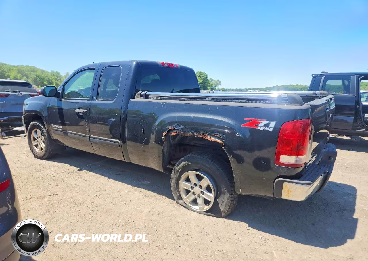 2009 GMC Sierra K1500 Sle VIN:1GTEK29J49Z214733 - 2