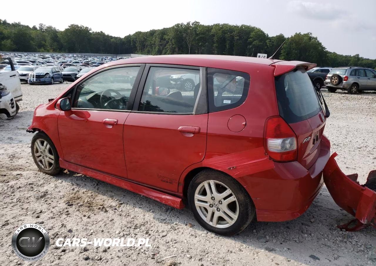2007 Honda Fit S VIN:JHMGD386X7S051452 - 2