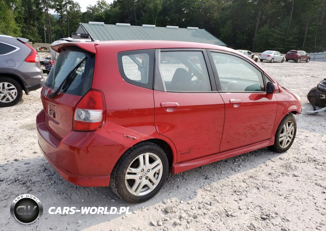2007 Honda Fit S VIN:JHMGD386X7S051452 - 3