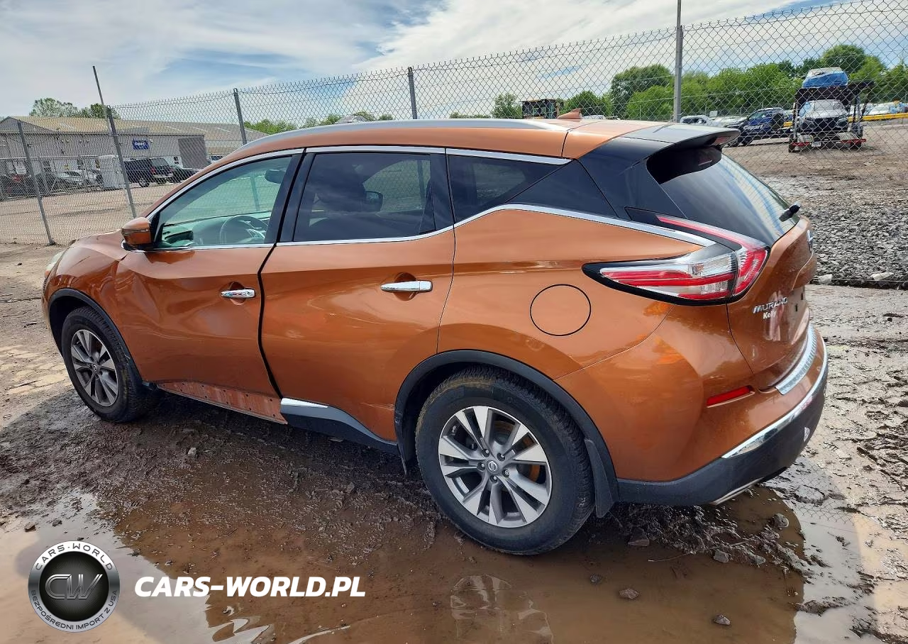 2016 Nissan Murano Sl VIN:5N1AZ2MH2GN109168 - 2
