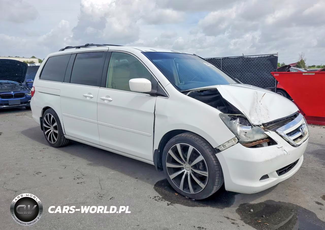 2005 Honda Odyssey Ex VIN:5FNRL38435B033591 - 4